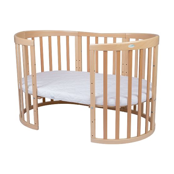 Oval Growing Crib Ruby 7-in-1 - Natural