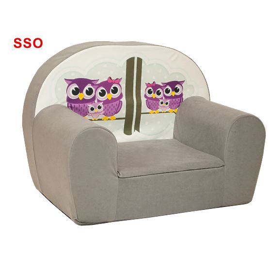 Owls Children's Armchair - Various Colours