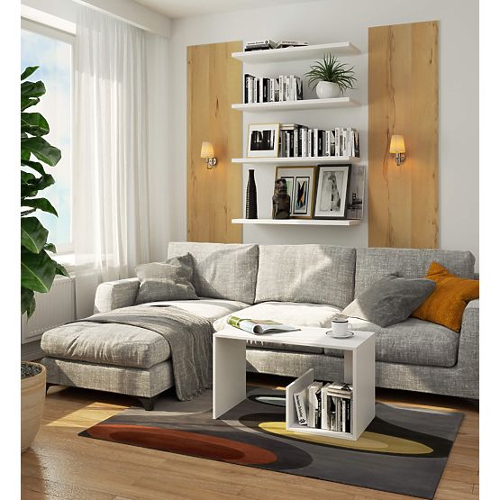 PAUL WHITE COFFEE TABLE