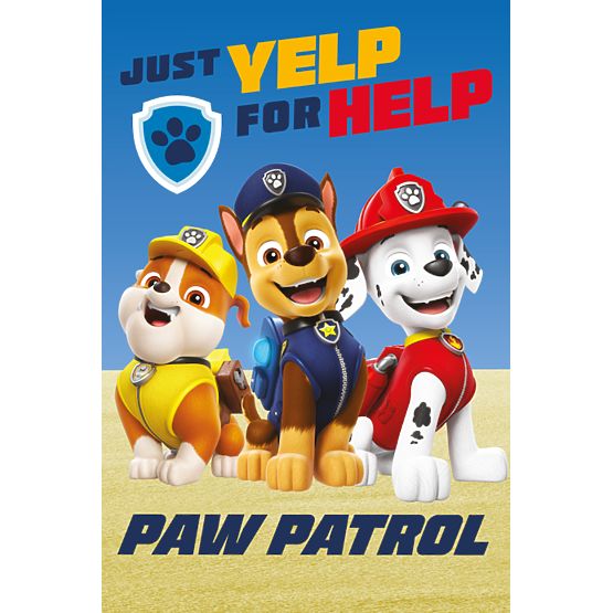 Paw Patrol Fleece Blanket - Rubble, Marshall and Chase