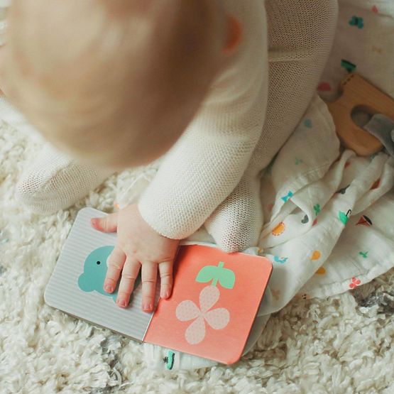 Petit Collage Baby elephant gift set