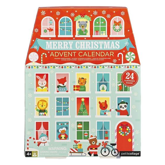 Petit Collage Christmas Advent Calendar