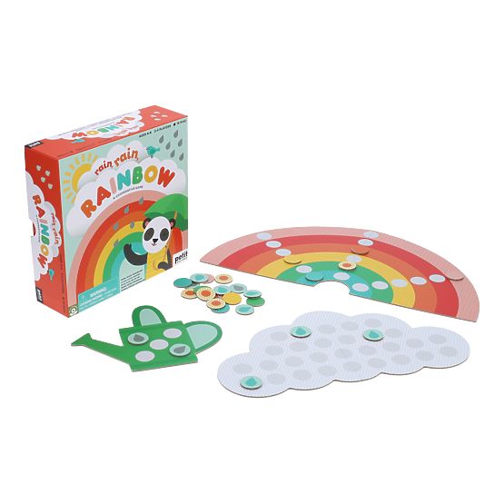 Petit Collage Cooperative Game Rain, Rain, Rainbow