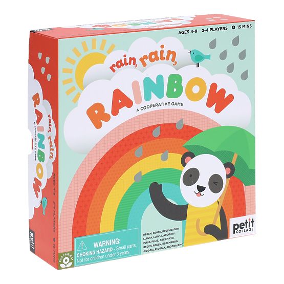 Petit Collage Cooperative Game Rain, Rain, Rainbow