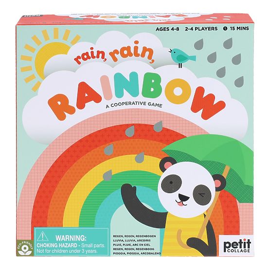 Petit Collage Cooperative Game Rain, Rain, Rainbow