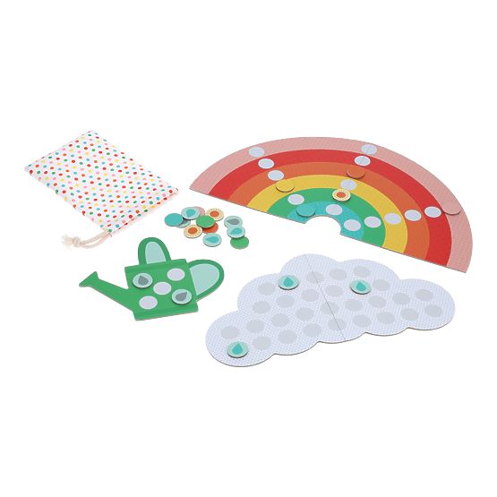 Petit Collage Cooperative Game Rain, Rain, Rainbow
