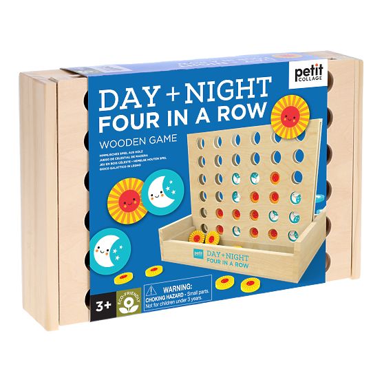 Petit Collage Game Four in a Row Night and Day