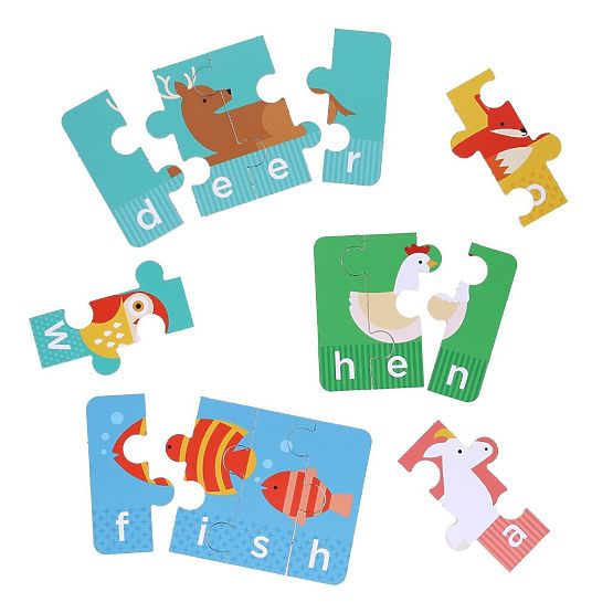 Petit Collage My First Spelling Animal Puzzle