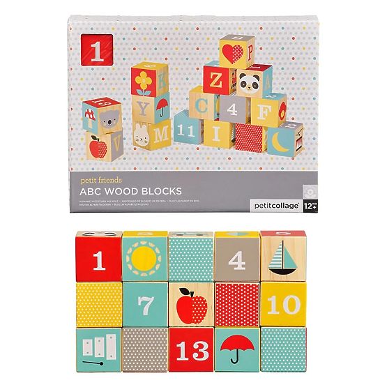 Petit Collage Wooden ABC Blocks