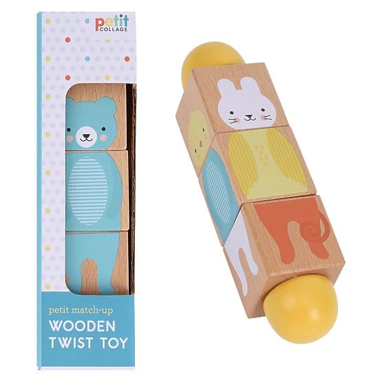 Petit Collage Wooden Twist Toy Match