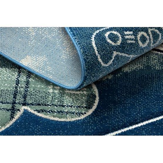 PETIT HELICOPTER, AIRPLANE Carpet, Blue