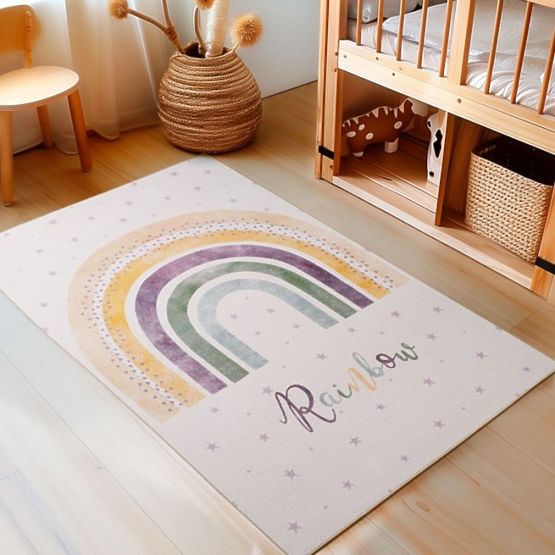 Piece children's rug Play - Rainbow