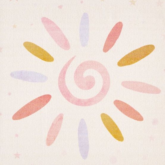 Children's Rug Piece Play - Sun