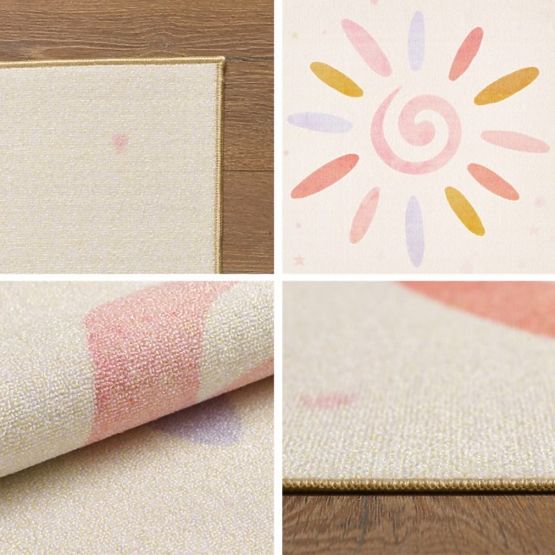 Children's Rug Piece Play - Sun