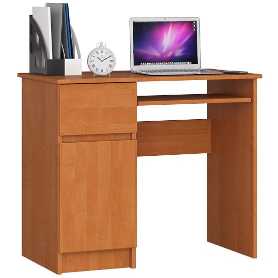 PIKSEL COMPUTER DESK ALDER - LEFT