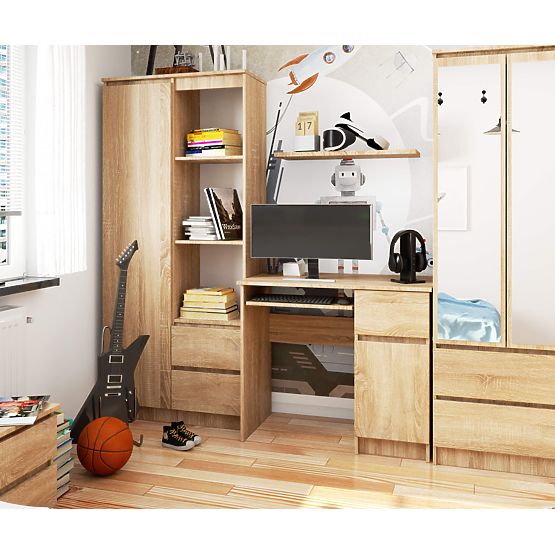 PIKSEL PK SONOMA COMPUTER DESK - RIGHT