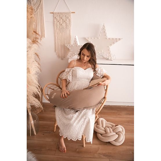 MOON MUSLIN Pillow 260 cm - brown