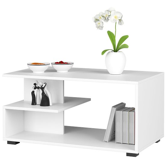 PIN WHITE COFFEE TABLE