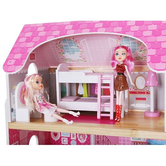 Pink Residency Wooden Dolls' House