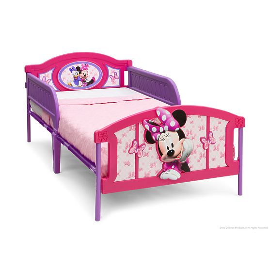 Plastic 3D bed Minnie Mouse
