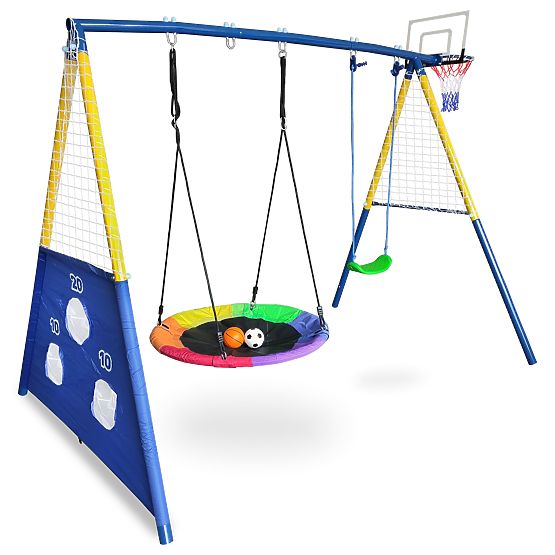 Playground AMICO 2 Swings Game Basket