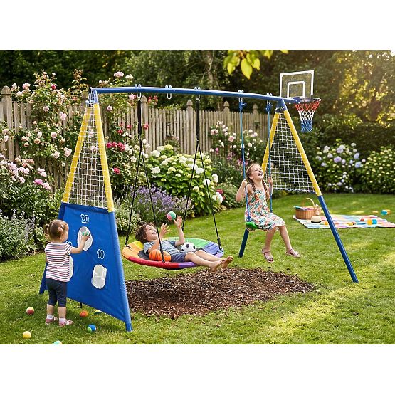 Playground AMICO 2 Swings Game Basket