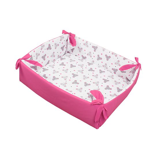 Playpen / game blanket mice pink