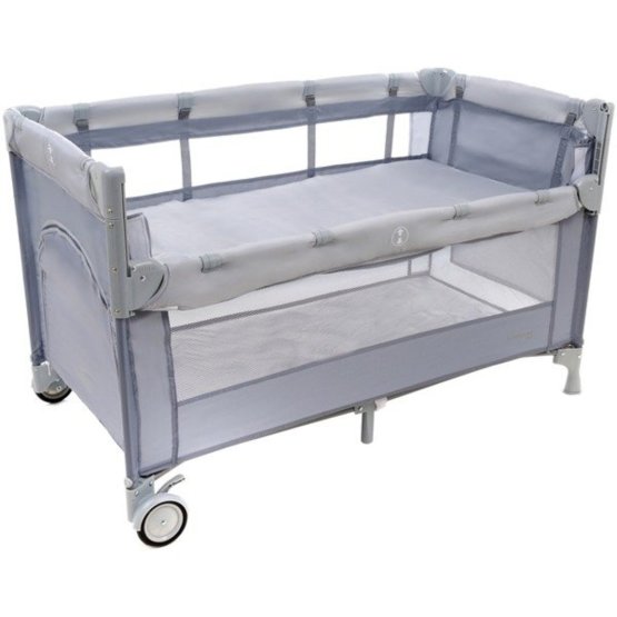 Travel cot Close to Mommy - grey