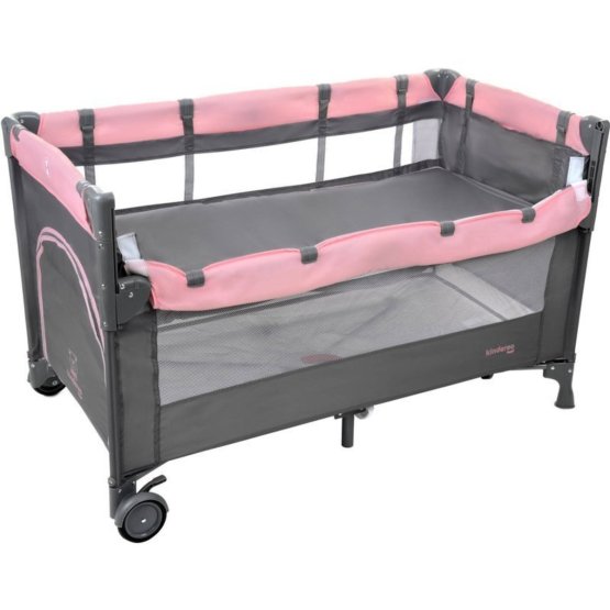 Travel cot Close to Mommy - pinkish-gray