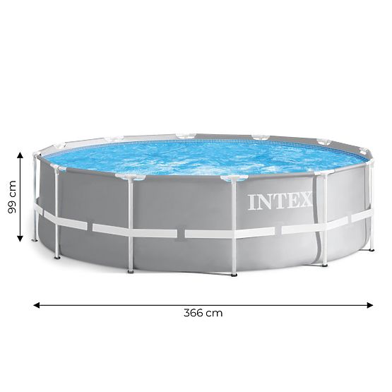 Pool INTEX 366x99 cm + pump and ladder