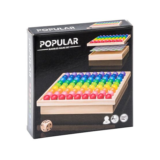 POPULAR Game Set with Marbles