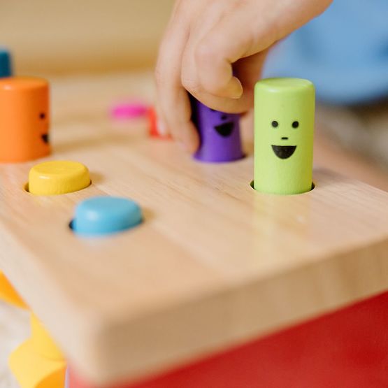 Pound-a-Peg Jumping Pegs - Hammering Toy Melissa and Doug