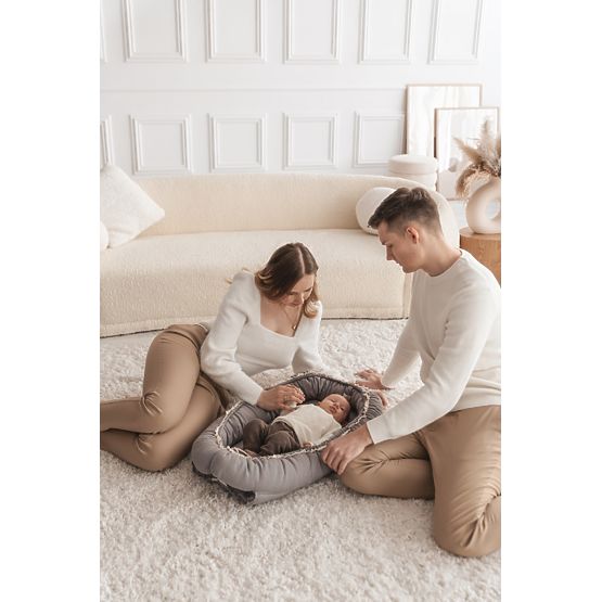 Prestige linen nest - choco
