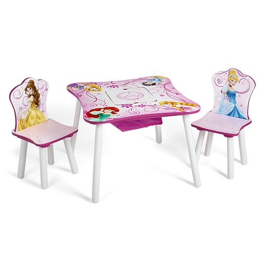 Princess Children's Table with Chairs