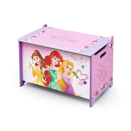 Princess I Wooden Toy Chest