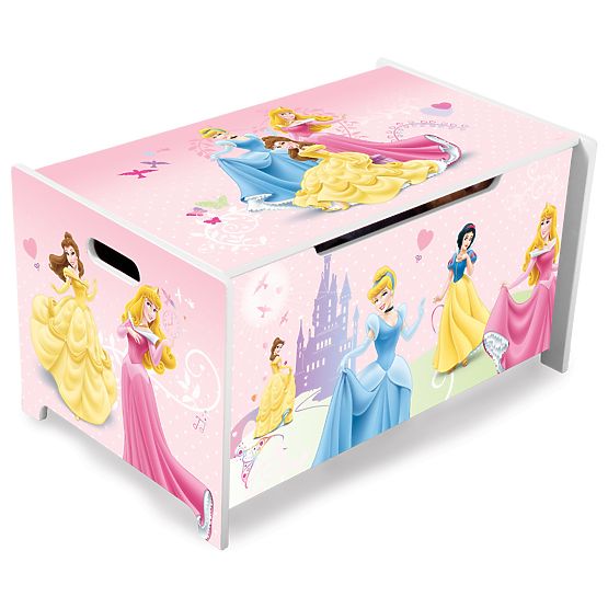 Princess Wooden Toy Chest