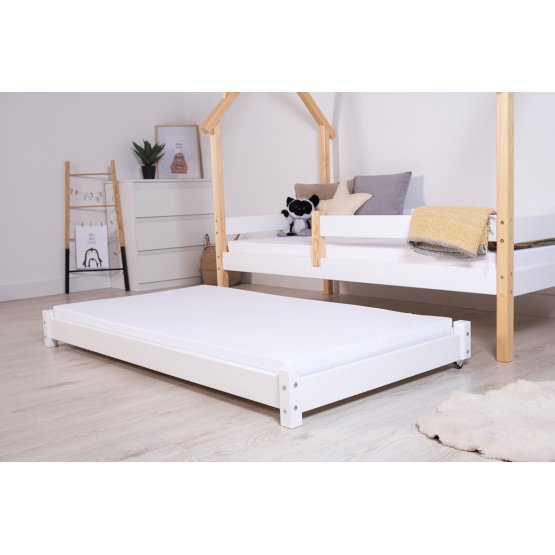 Pull-out Vario extra bed with foam mattress - white