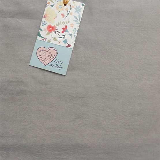 Protective Crib Bumper - Light Gray