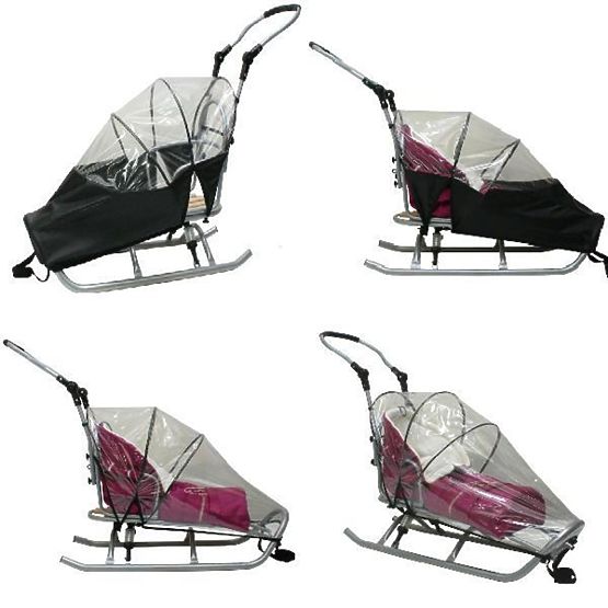 Protective foil for sledge transparent
