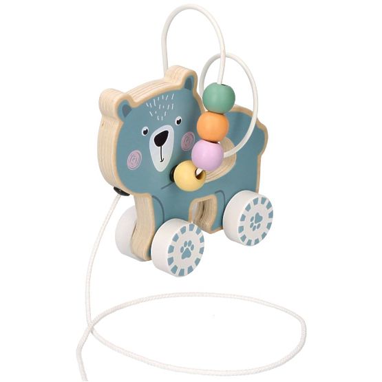 Pull-Along Bear with Motor Skills Loop