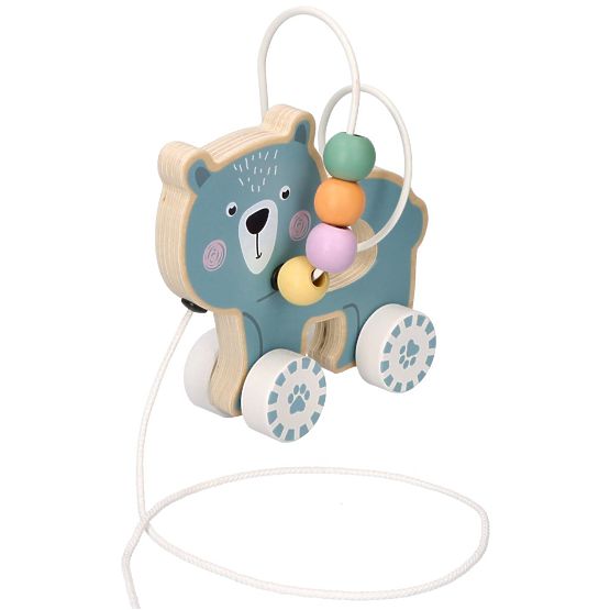 Pull-Along Bear with Motor Skills Loop