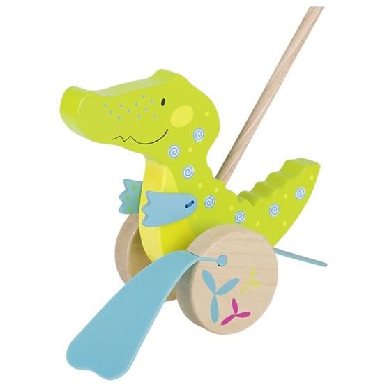 Pulling a crocodile on a Susibelle pole