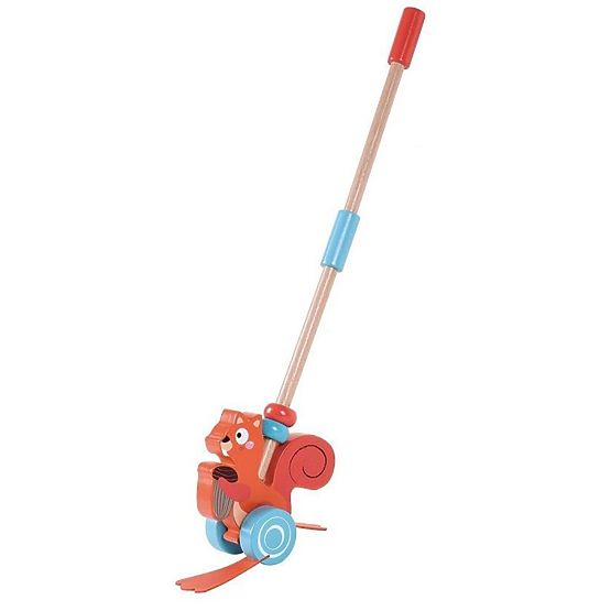 Pulling animal on a stick - squirrel