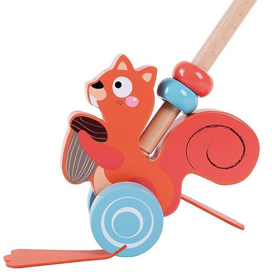 Pulling animal on a stick - squirrel