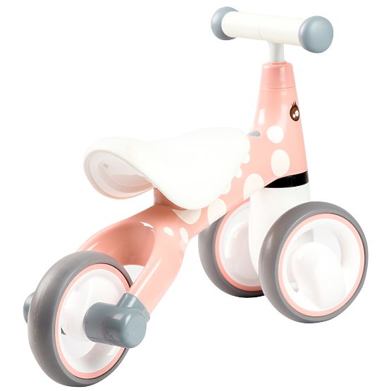Push bike Mini - pink with white dots