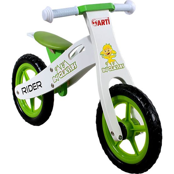 Push bike round ARTI RIDER Al green
