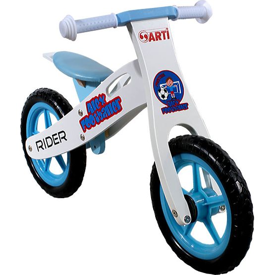 Push bike round ARTI RIDER Footballer blue