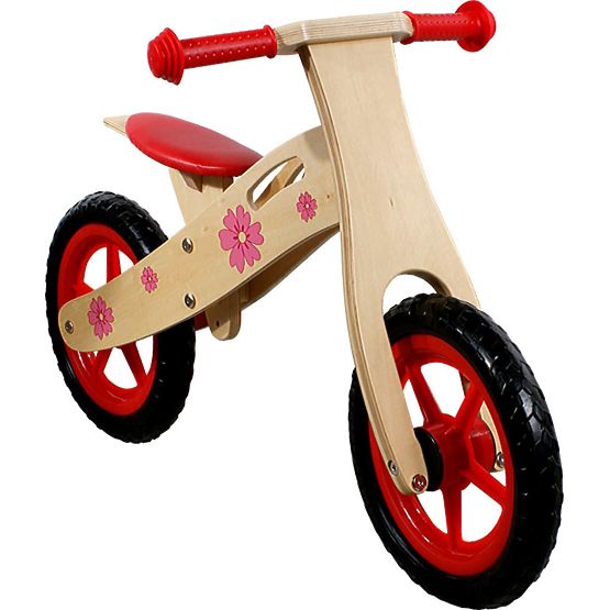 Push bike round ARTI RIDER Pink flowers