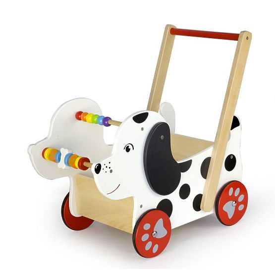 Push walker - cheerful dalmatian