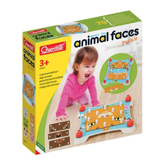 Quercetti Puzzle Animal Faces